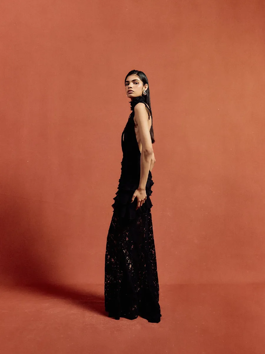 Anabella Maxi Dress In Black
