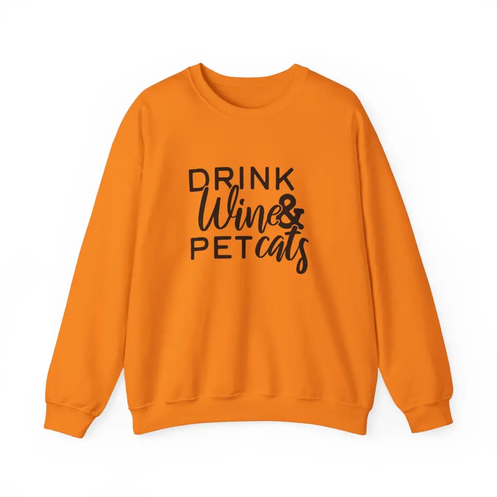 Cat Graphic Crewneck Sweatshirt
