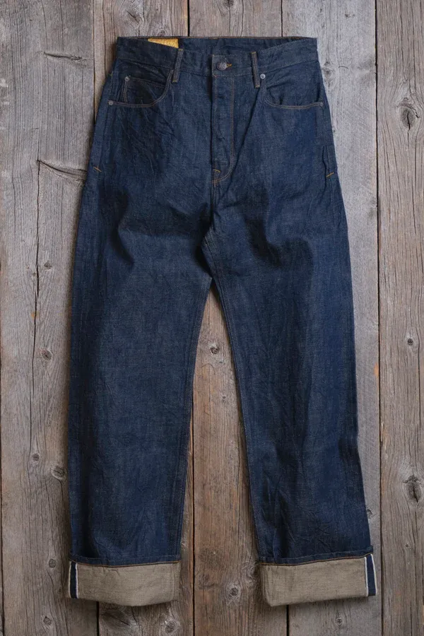 Selvedge Straight Men's Casual Jeans