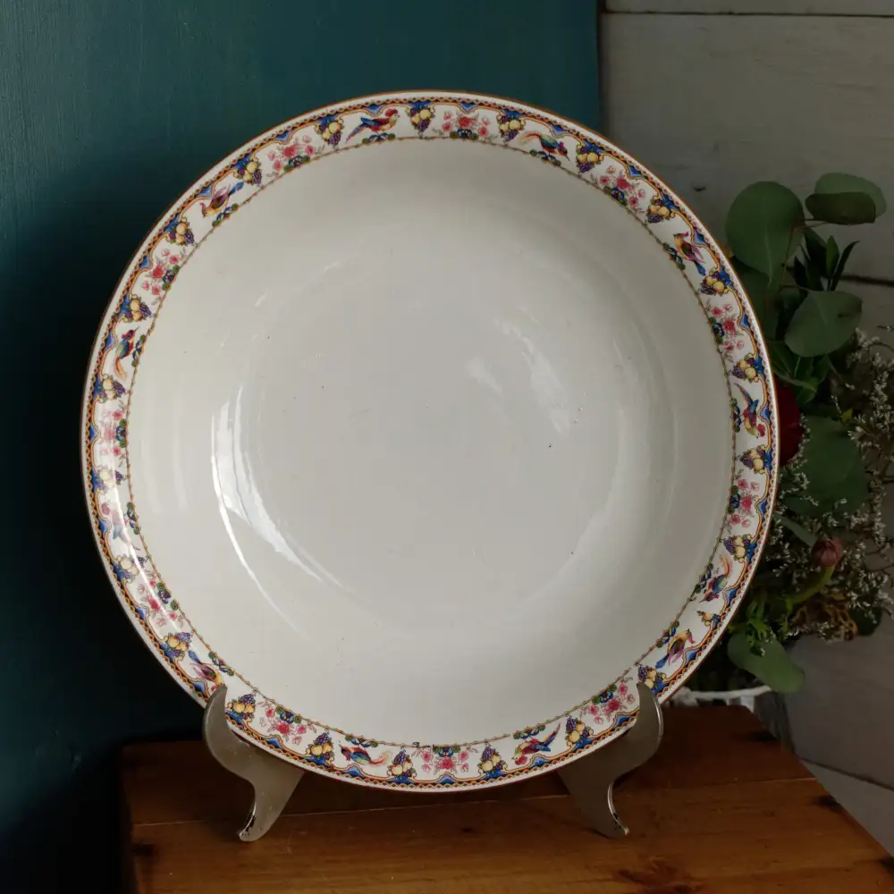 Graceful Transferware Soup Tureen