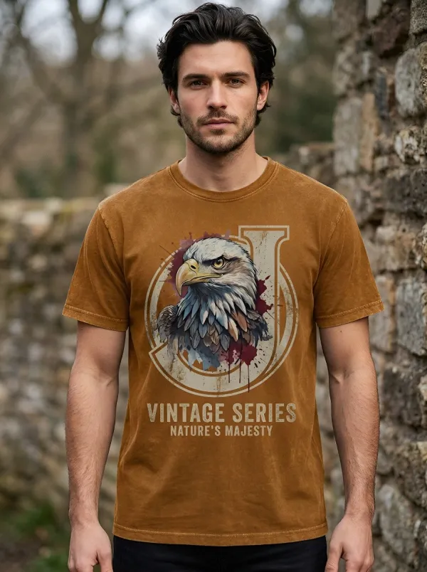 Men's Eagle Nature Graphic T-Shirt