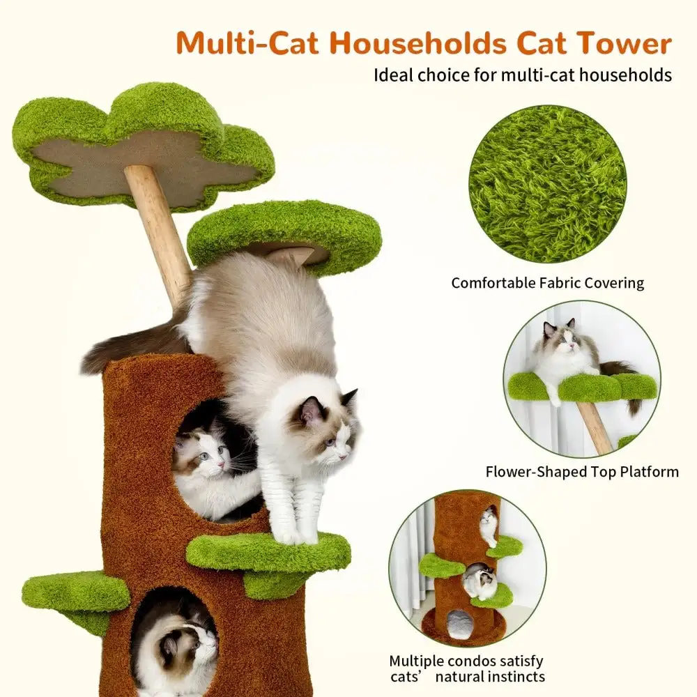 Indoor Pet Activity Cat Climbing Tree Model
