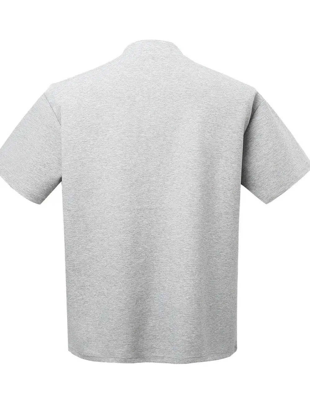 Relaxed Contrast Detail Short Sleeve Crew Neck Tee
