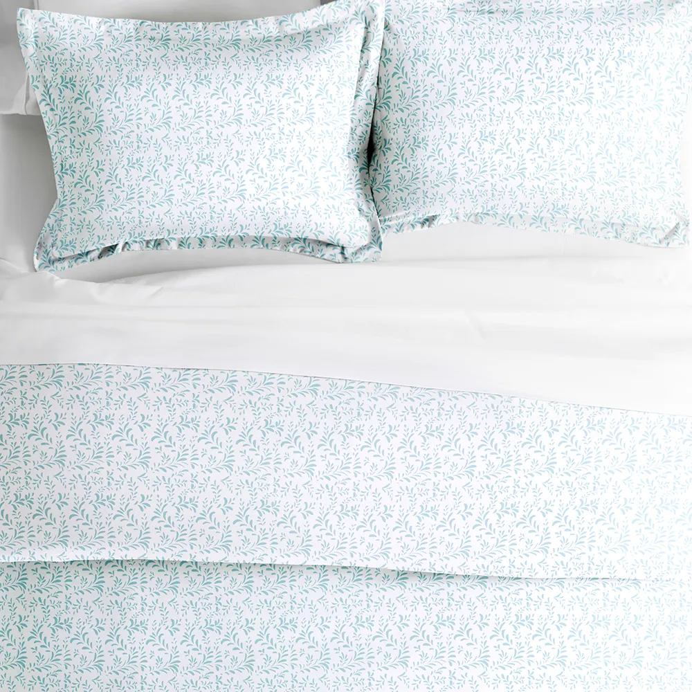 Burst of Vines Pattern Duvet Cover Set
