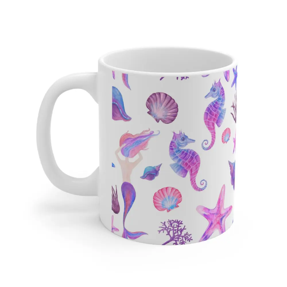 Porcelain Undersea Drinkware Set