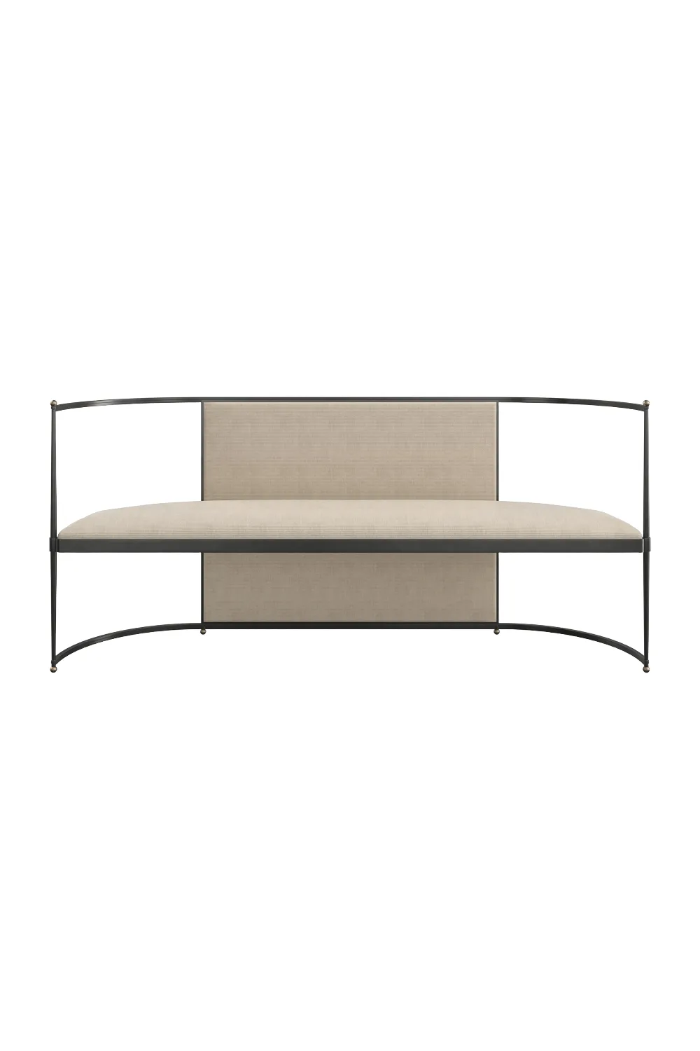 Metal-Frame Accent Bench