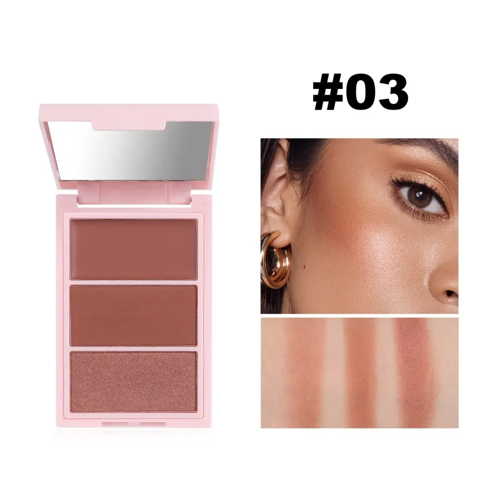 3-Color Blush Palette