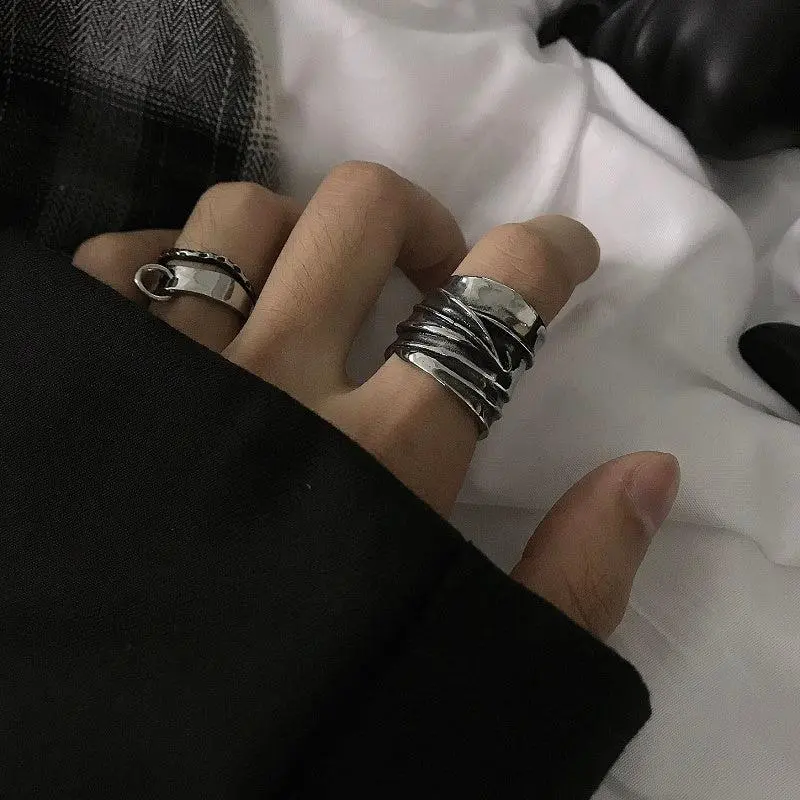 Liquid Metal Texture Ring