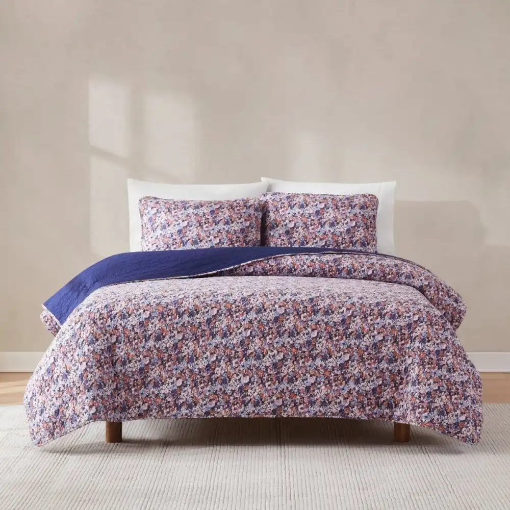 Cotton Floral Comforter Bedding Set