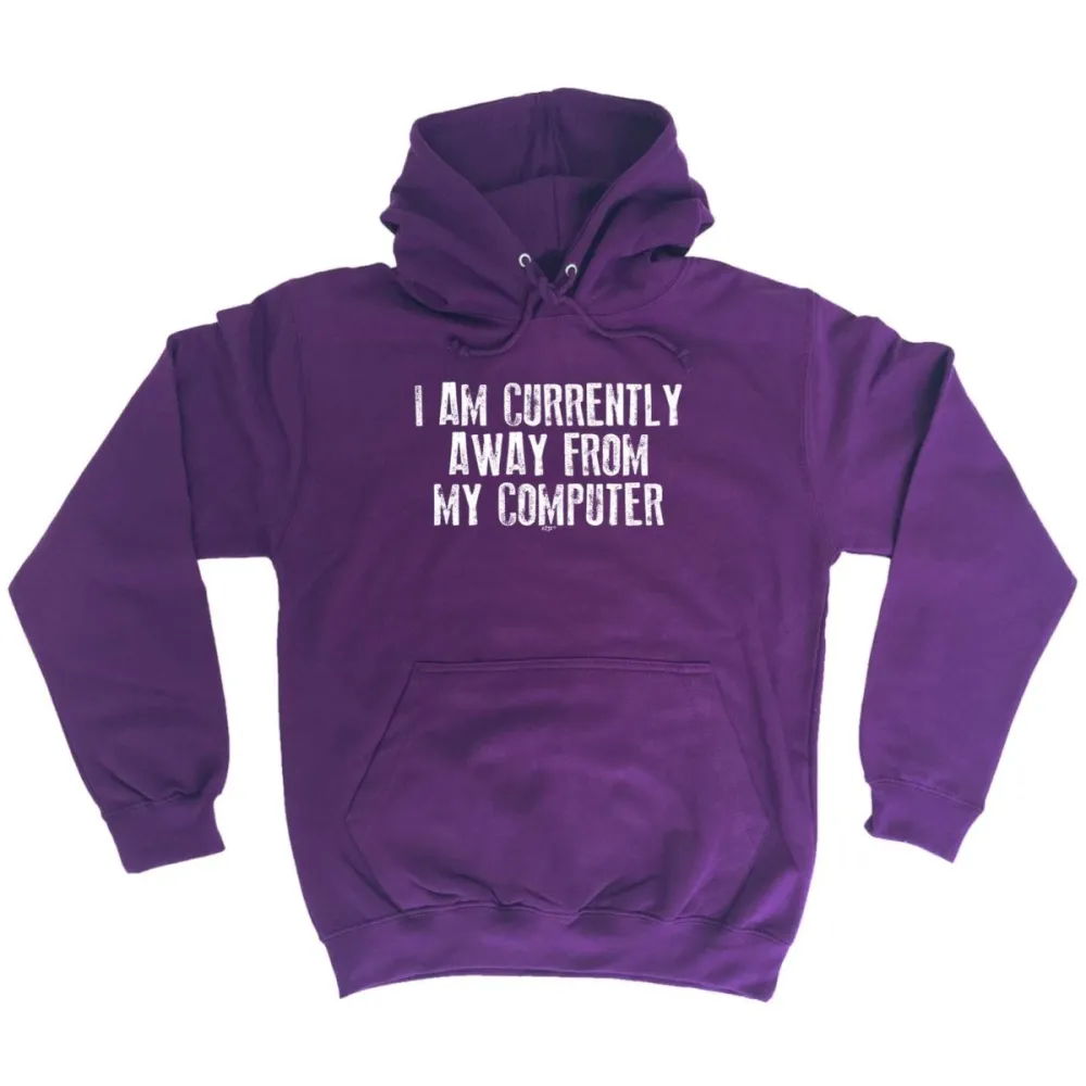Away Computer Graphic Hoodie
