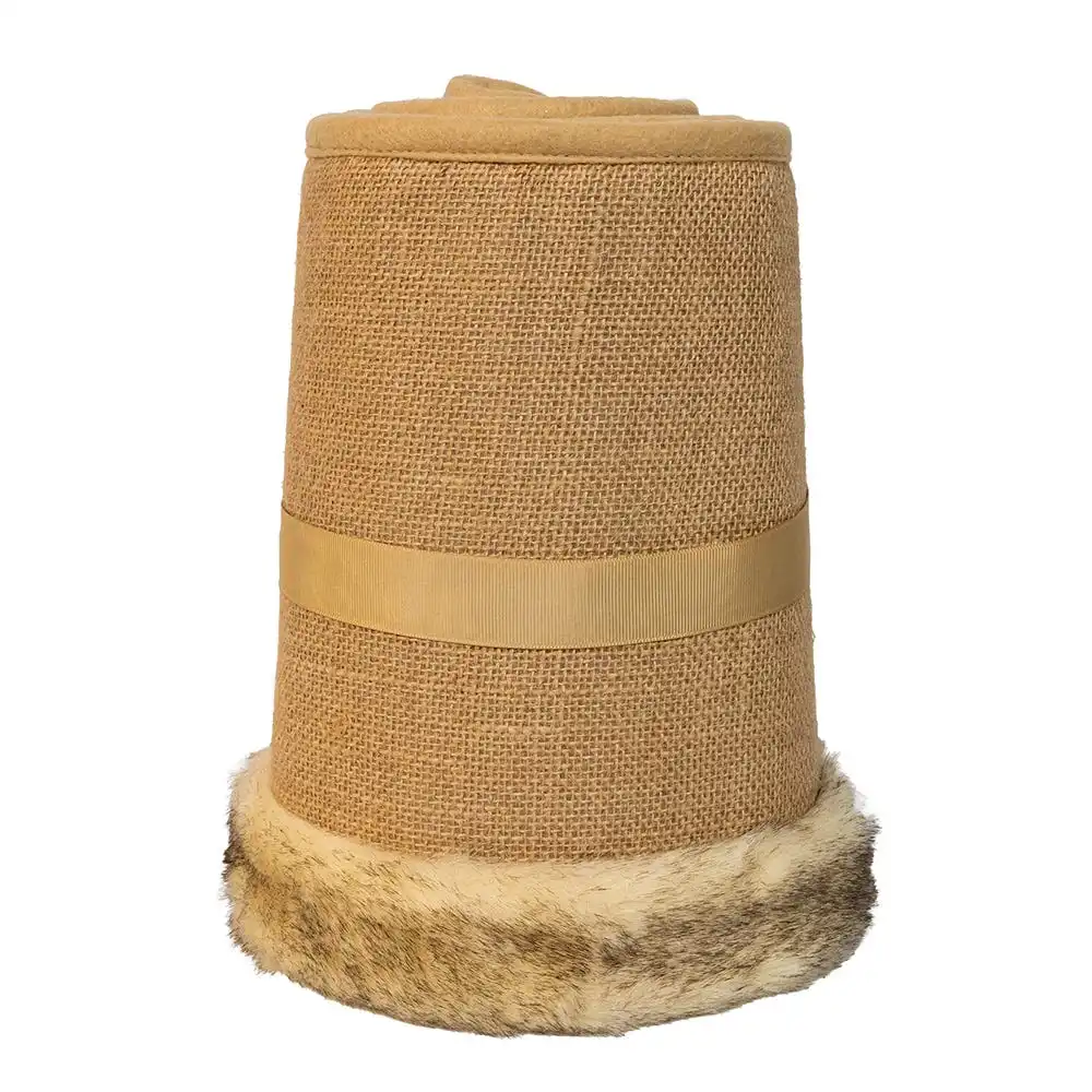 Burlap Tree Collar