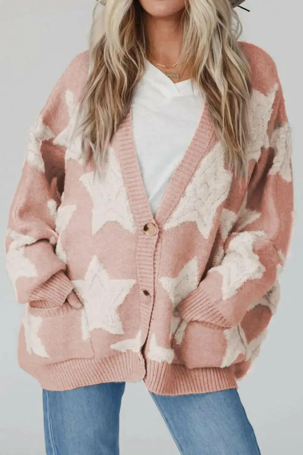 Long Sleeve Button Front Cardigan