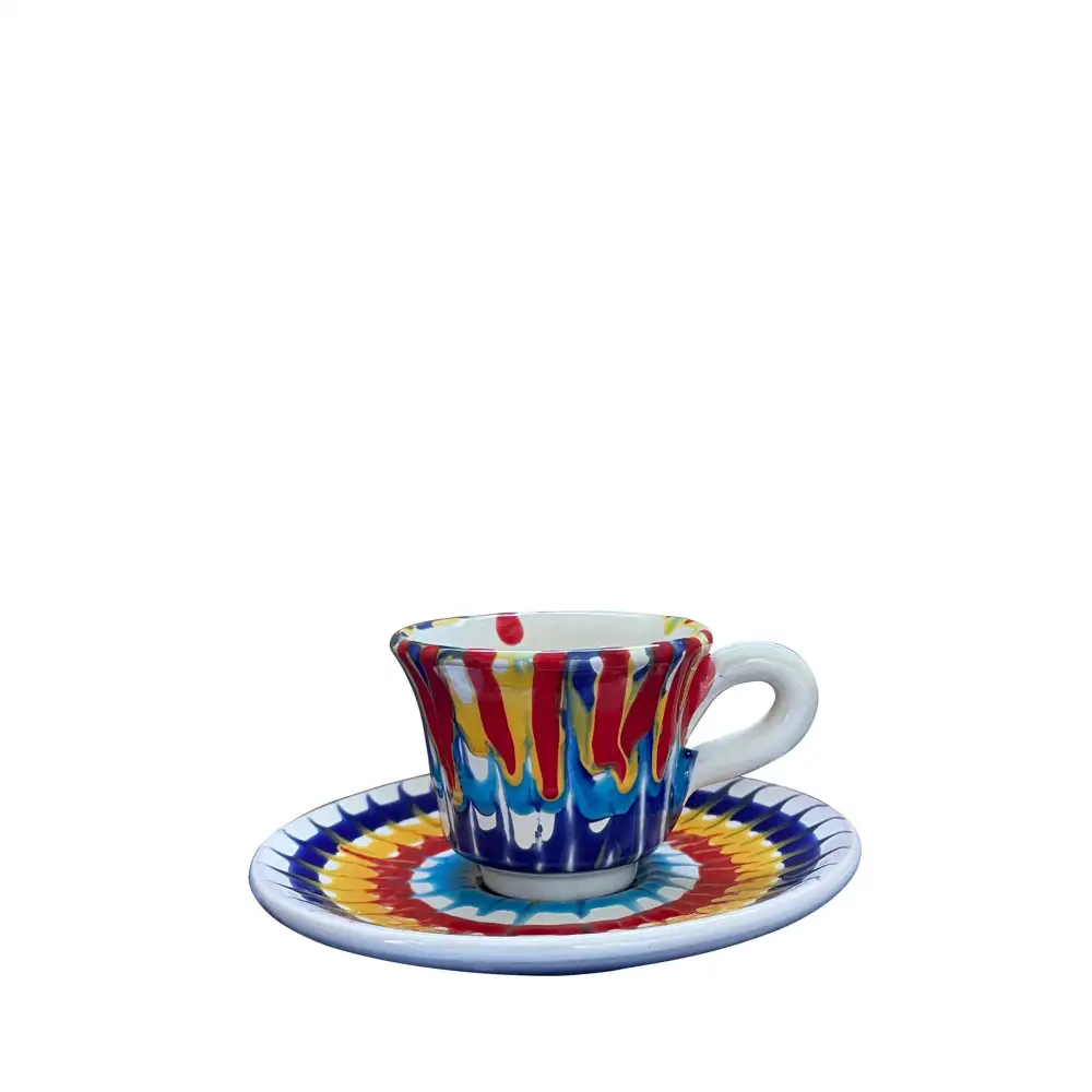 Ceramic Espresso Cup And Saucer