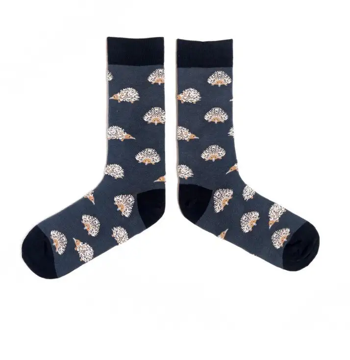 Classic Versatile Animal-Motif Cotton Crew Socks