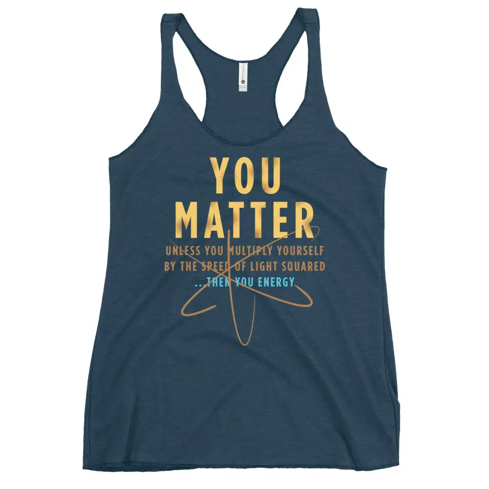 Simple Textured Print Racerback Tank Top