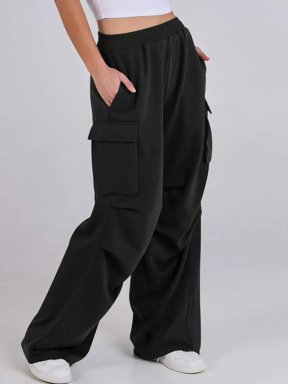 High Waist Wide Leg Pants