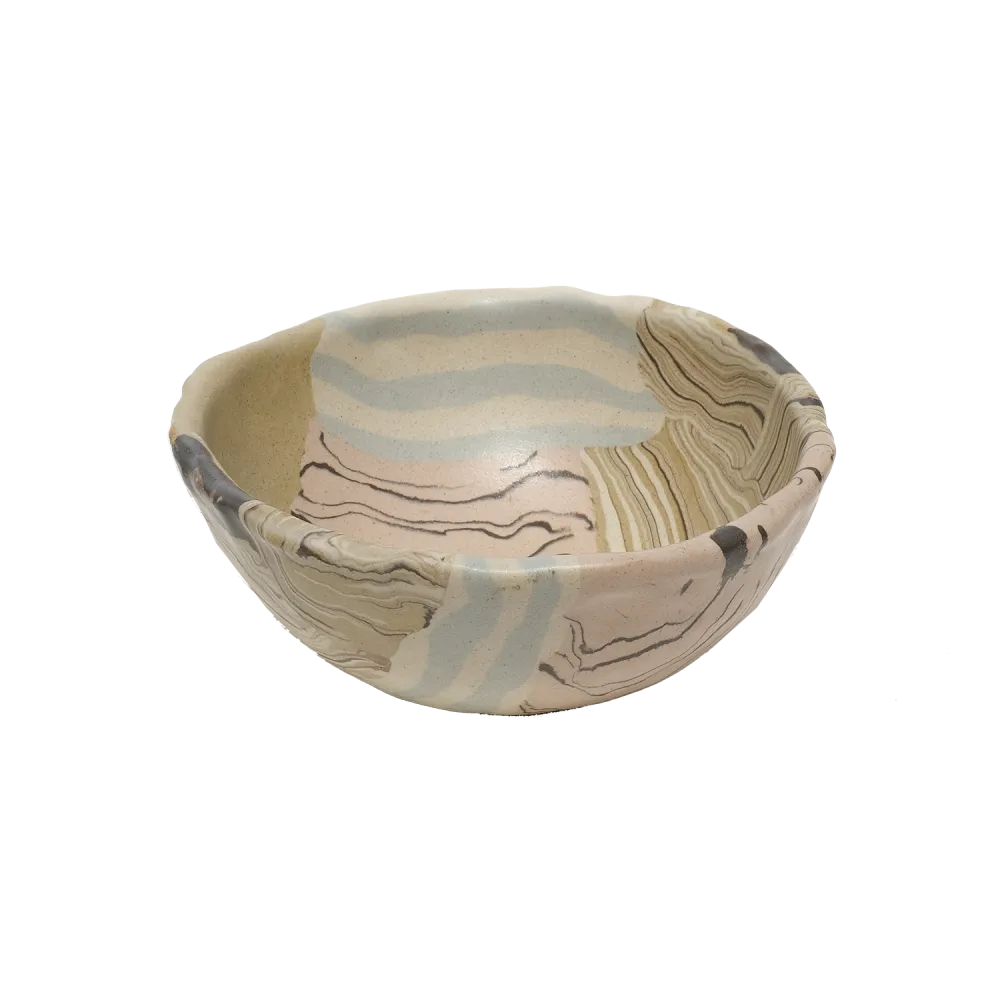 Patchwork Lotus Bowl