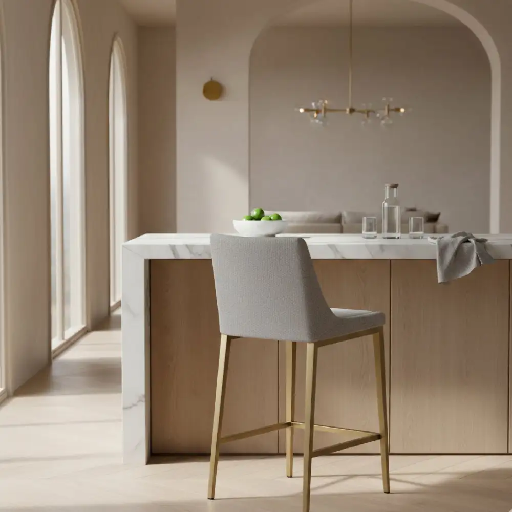 Modern Finish Contemporary Counter Stool