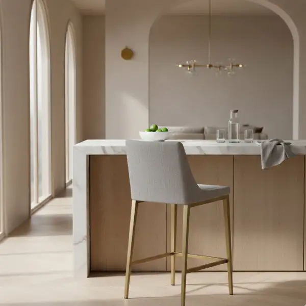 Modern Finish Contemporary Counter Stool