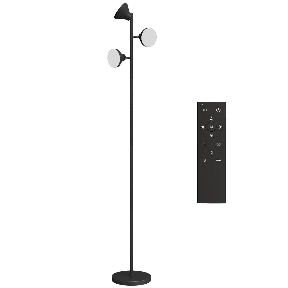 Adjustable Dual Light Reading Floor Lamp