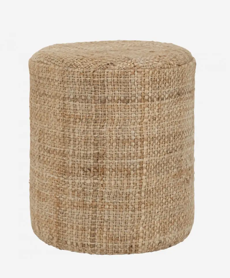Refined Modern Pouf
