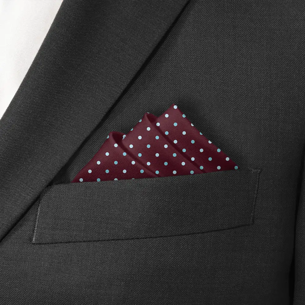 Sleek Classic Dotted Pocket Square