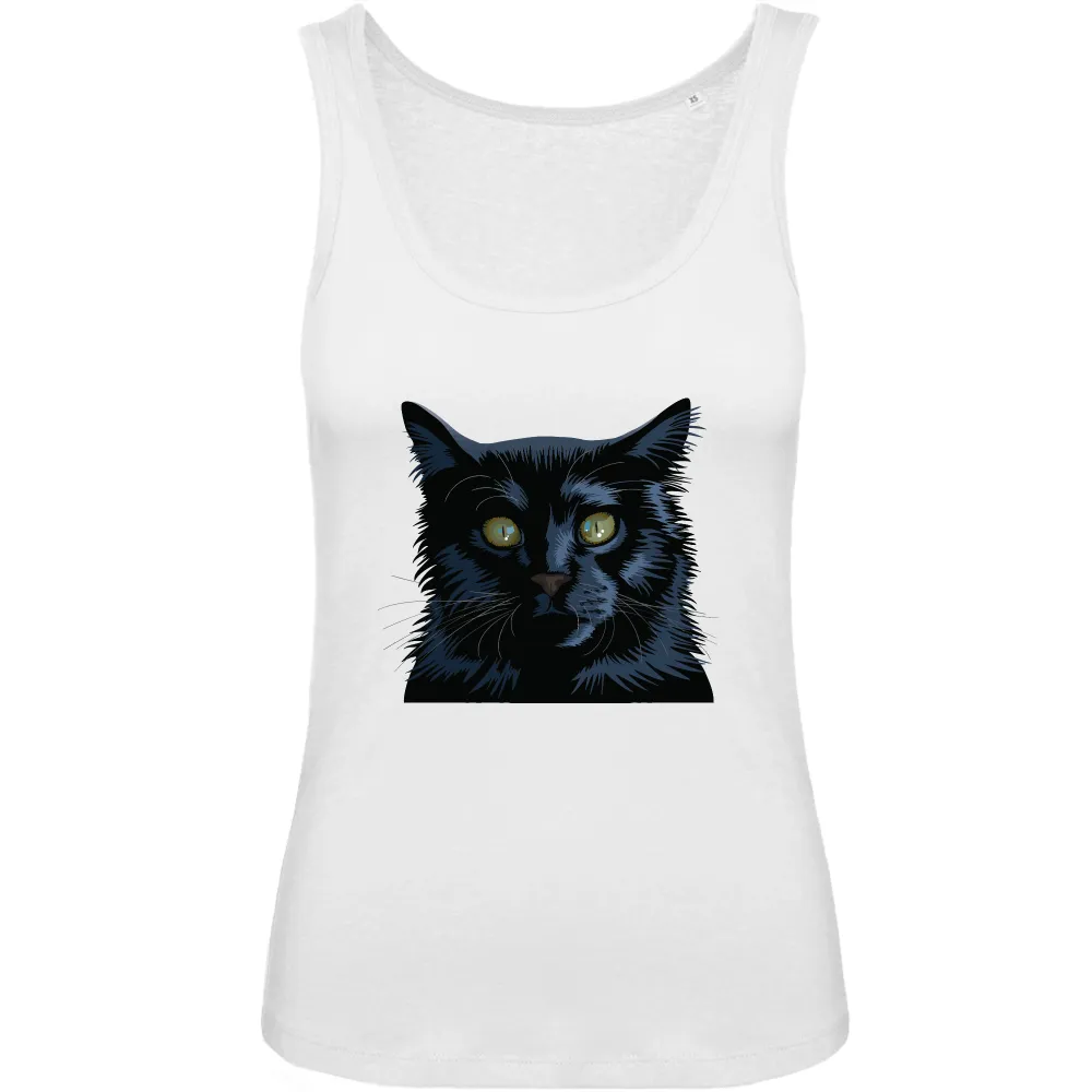 Black Cat Graphic Tank