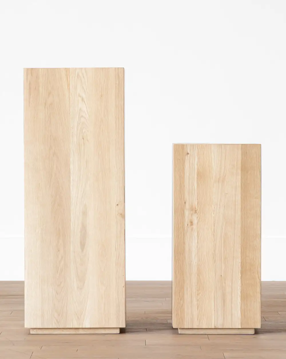 Modern Oak Pedestal
