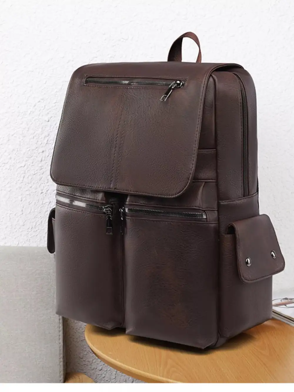 Minimal Flap Casual Backpack