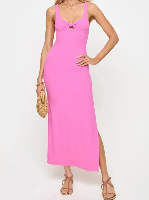 Twist Cutout Maxi Dress