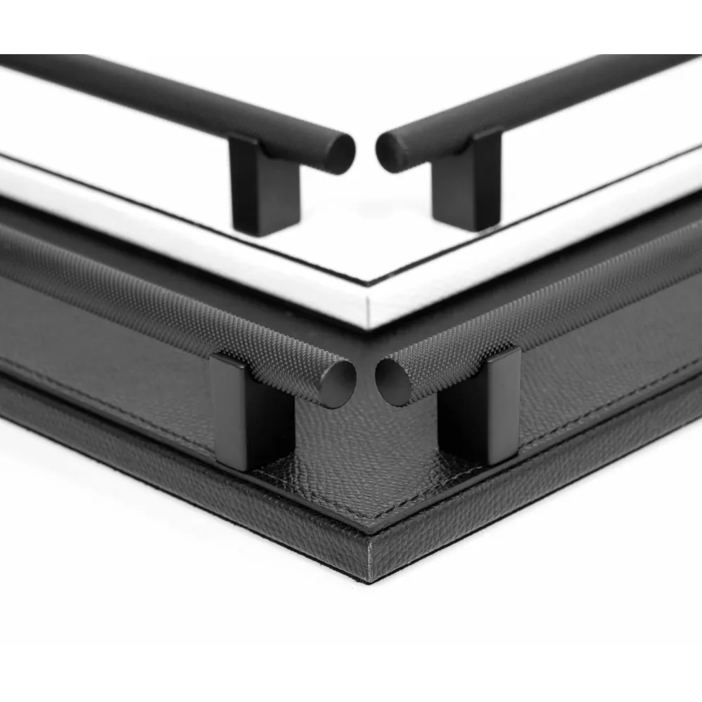 Square Leather Tray