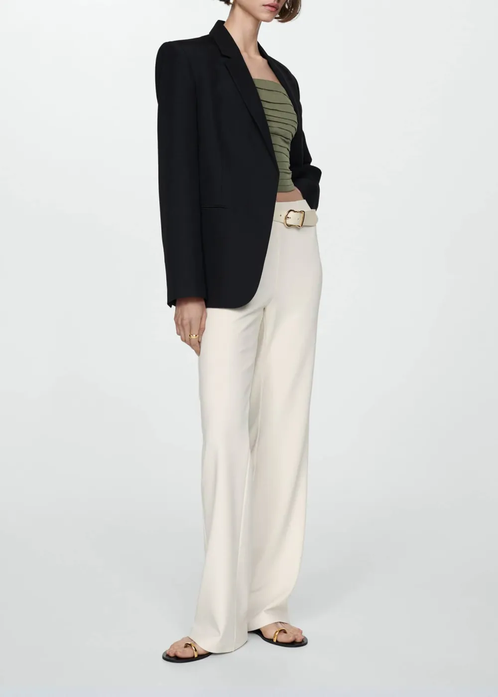 Straight Knitted Pants