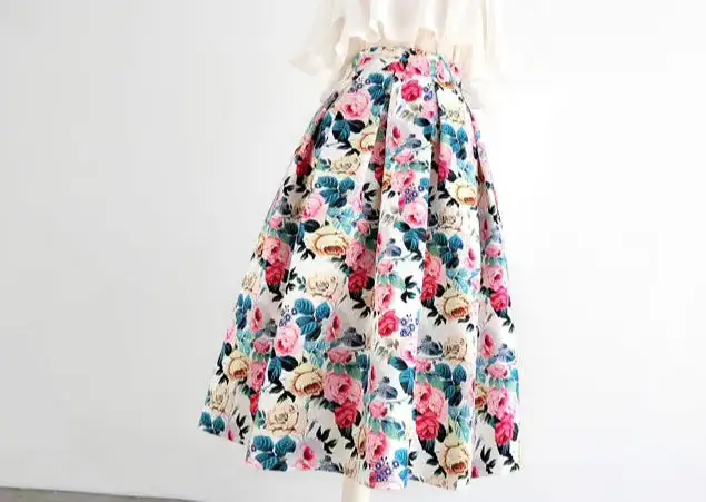 Textured Carry High Waist Skirt