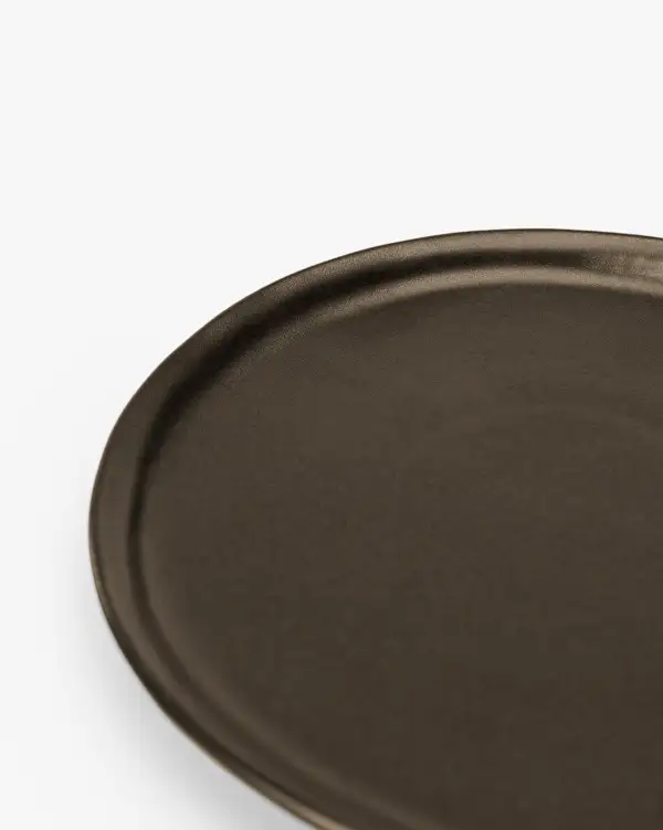 Reactive-Glaze Stoneware Side Plate Set