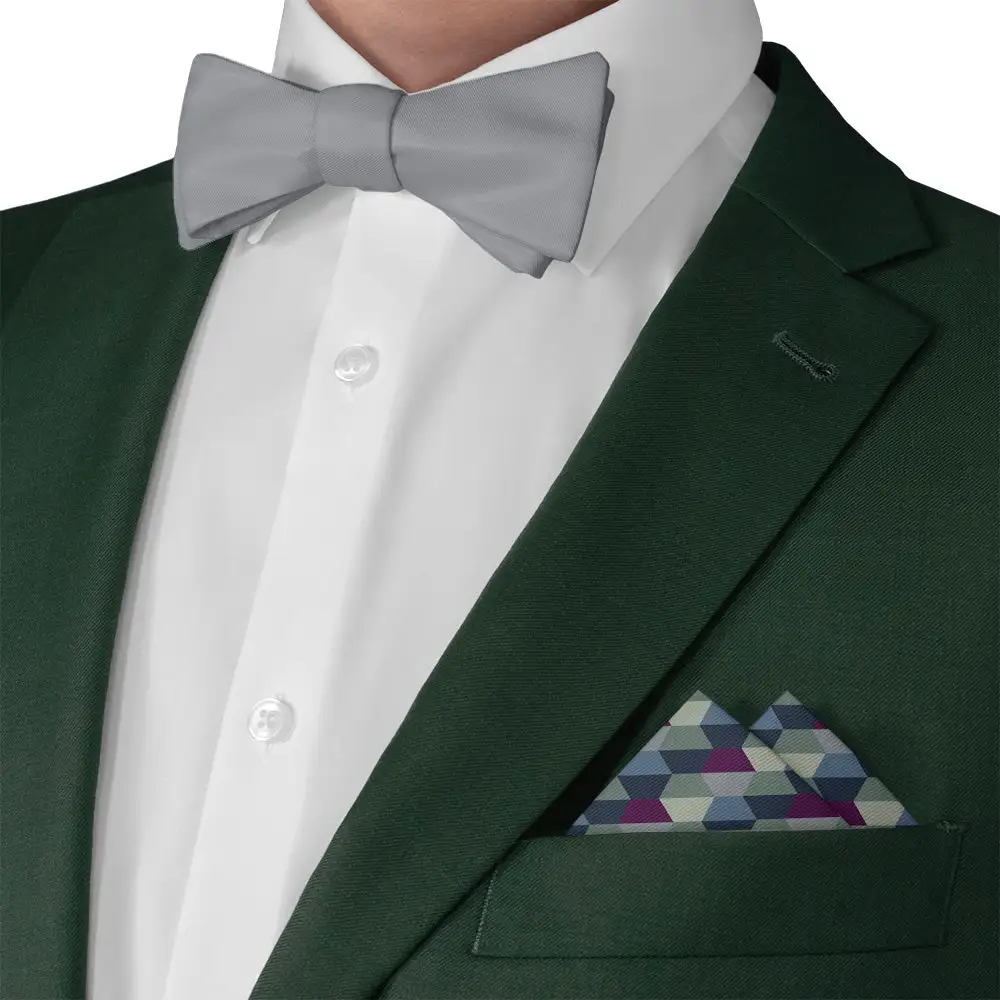 Understated Stylish Art Deco Geometric Pocket Square