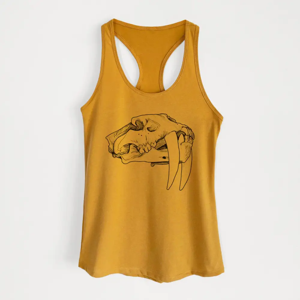 Saber-toothed Tiger Skull Tank Top