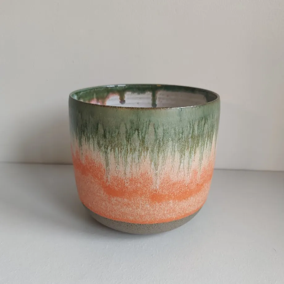 Hand Thrown Ceramic Plant Pot
