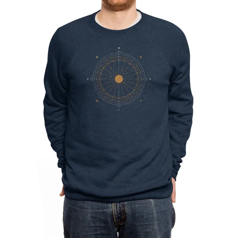 Geometric Celestial Compass Sweatshirt