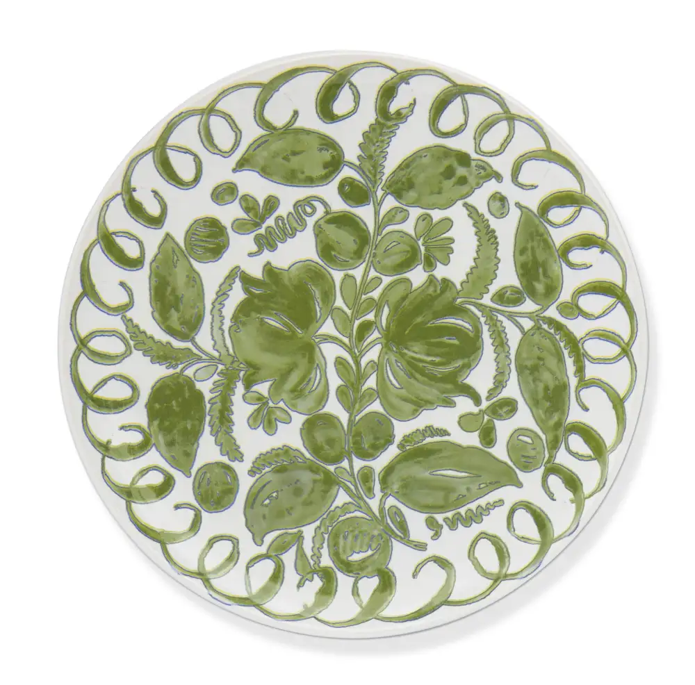 Relaxed Ceramic Dinner Plate For Casual Dining