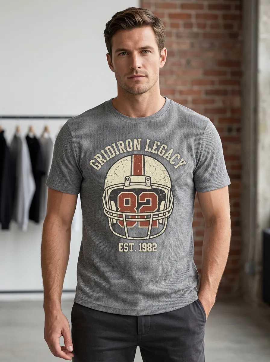 Men's Heritage Gridiron Legacy Helmet T-Shirt