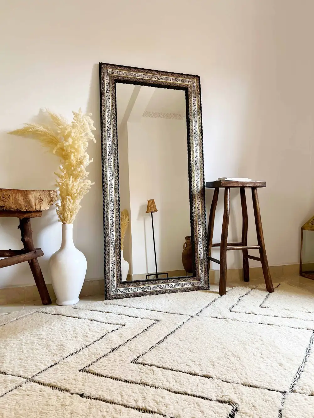 Arched Full Length Floor Mirror