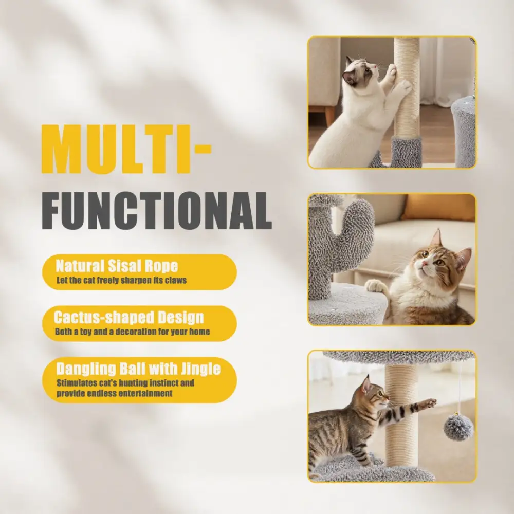 Curved Cat Scratching Post