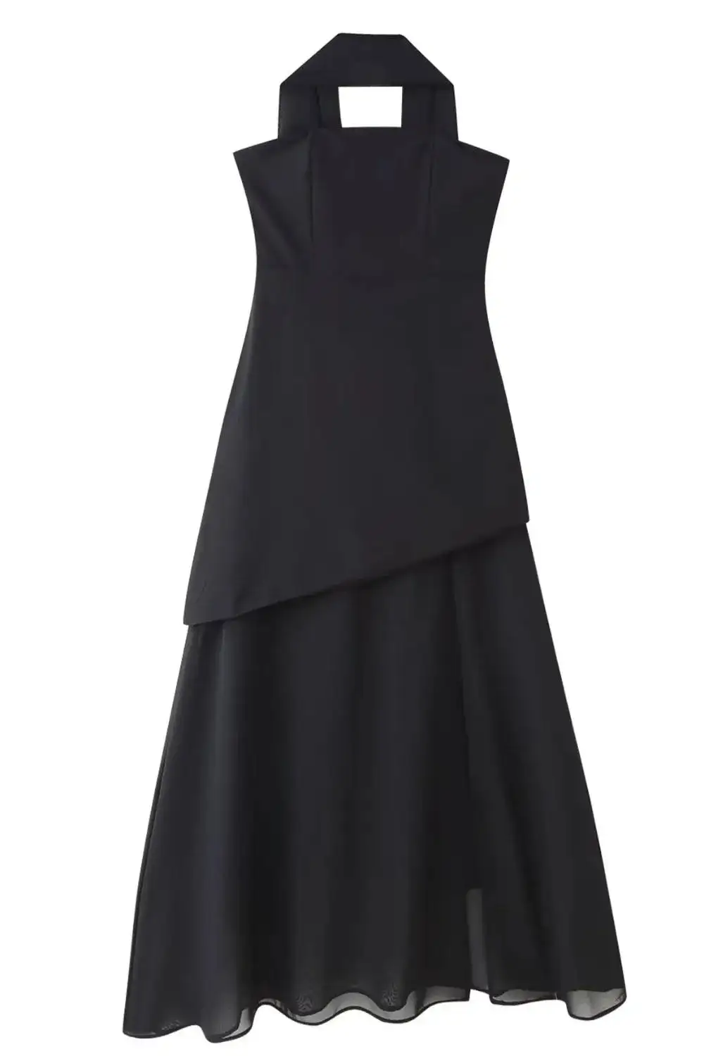 Refined Tiered Cotton Maxi Dress
