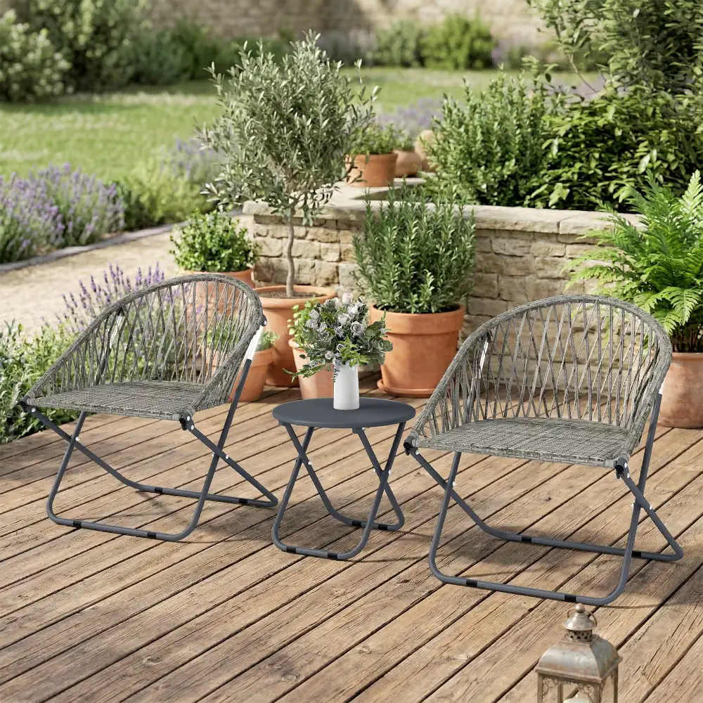 Weekend Rattan Garden Bistro Set