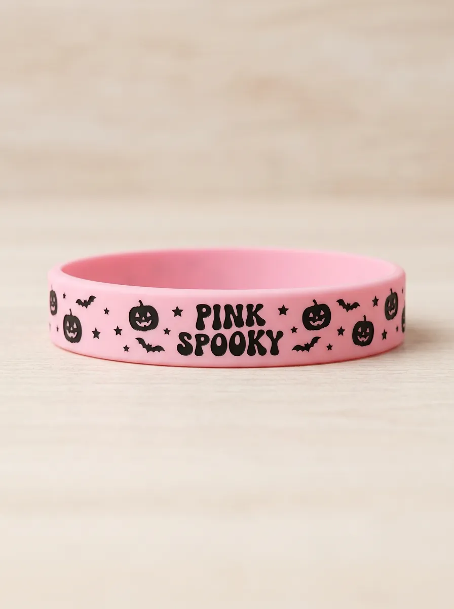 Pumpkin Spooky Halloween Graphic Wristband
