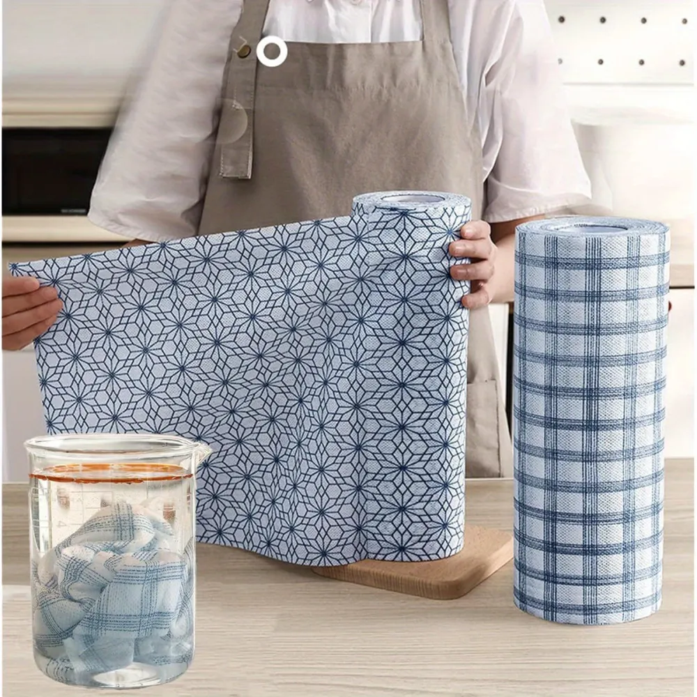 Multipurpose Geometric Design Dish Cloths