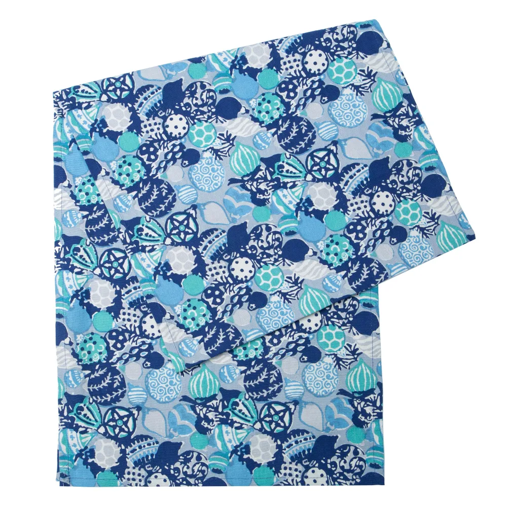 Festive Bell Ornament Table Runner