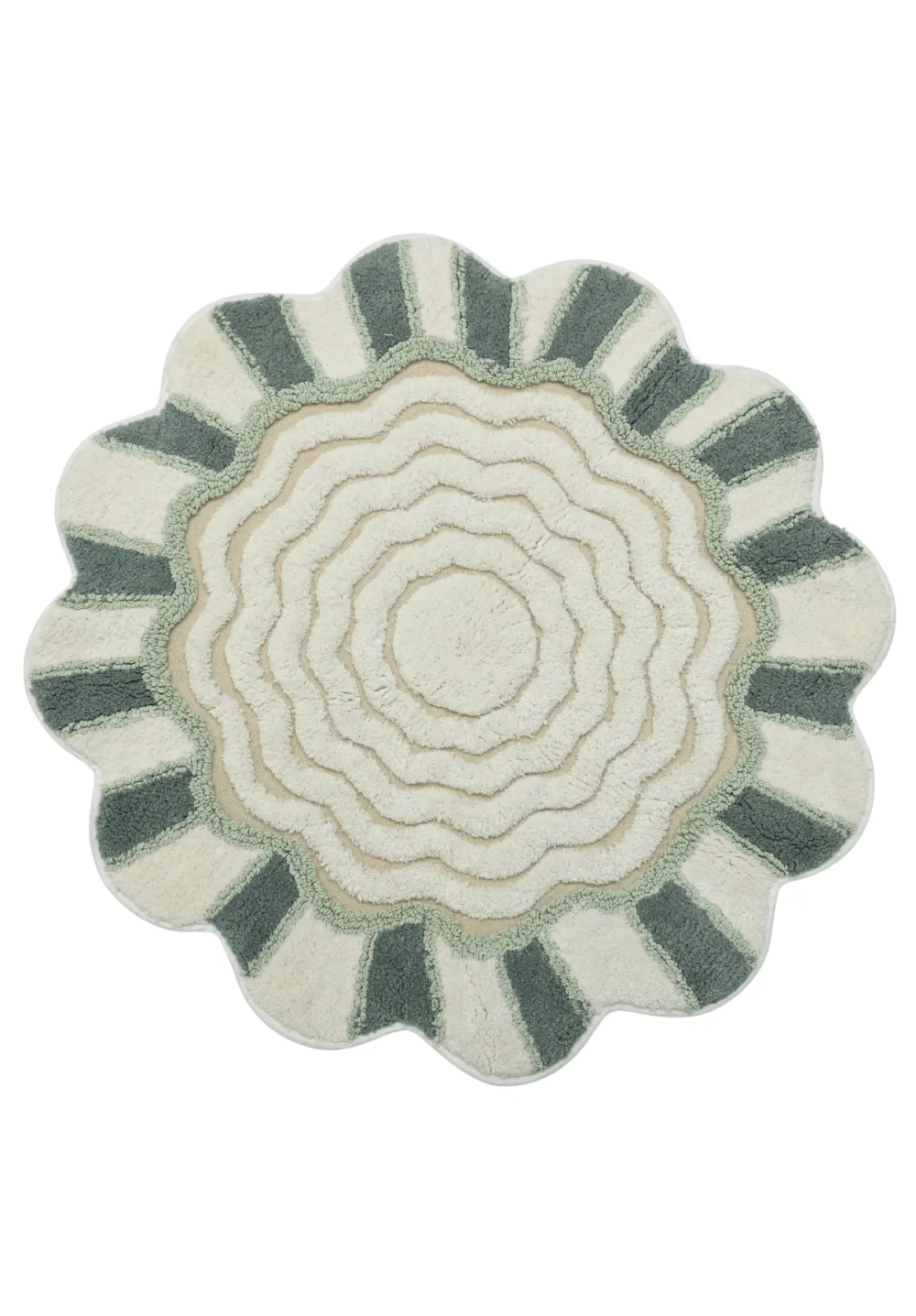 Refined Detail Cotton Bathroom Mat
