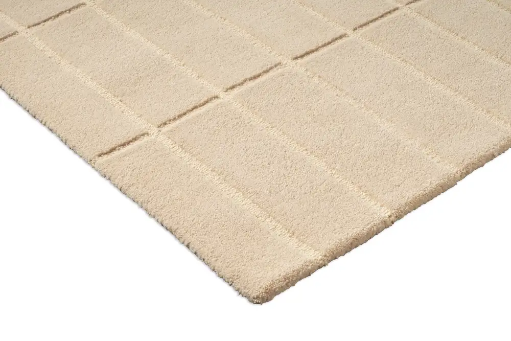 Wool Tufted Geometric Understated Area Rug