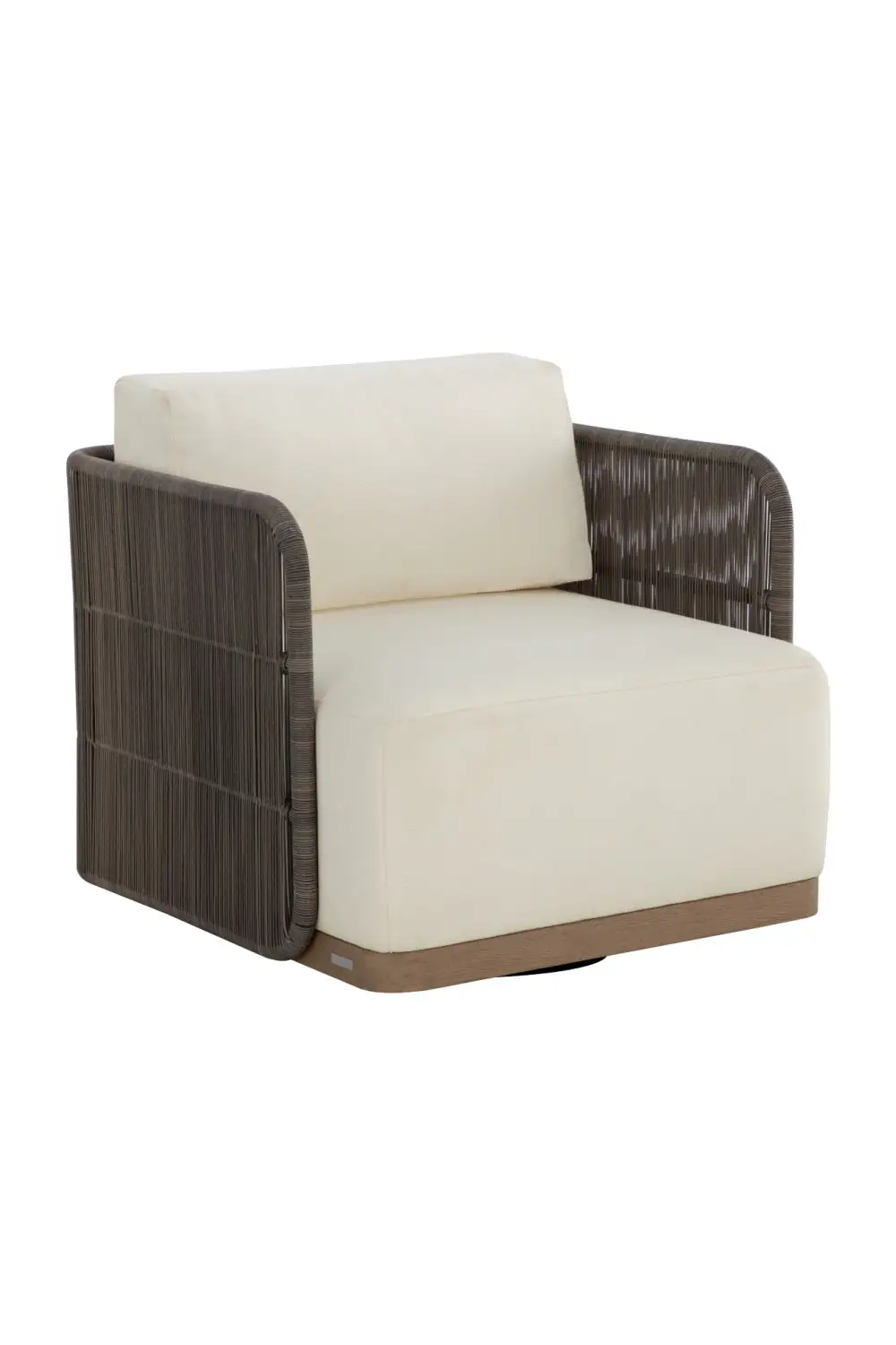Polyrod Indoor/Outdoor Swivel Chair